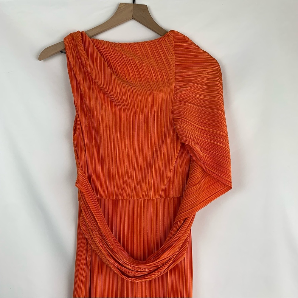 ASOS Sleeveless Midi Dress With Drape Sash Detail - Picture 9 of 10